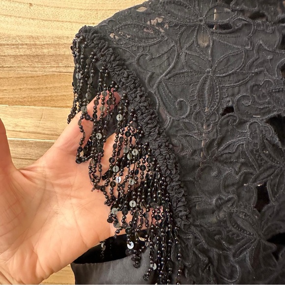 Temperly London Beaded Lace Top Size 10 - Picture 2 of 7